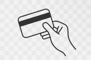 Contactless payment icons, credit card and hand tap pay wave. Wireless NFC and contactless pay pass icons set. Isolated on background. vector