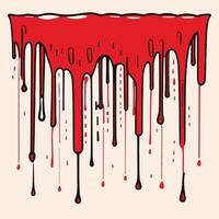 Splattered Blood Aesthetic Red Splatter Pattern for Dark and Mysterious Designs vector