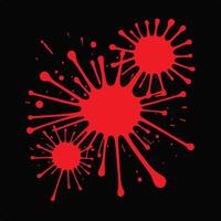 Explosive Red Dots vector