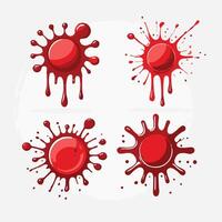 Bleeding Red An Explosive Art Collection vector