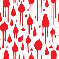 Vivid Red Drops A Symbol of Intensity and Emotion vector