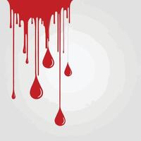 Redemption of Violence The Visual Metaphor of Blood Drops vector