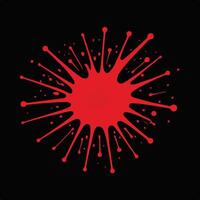 Splatter of Color A Graphic Art Design vector