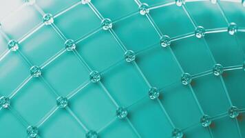 Green Rotating Sphere Web Background video