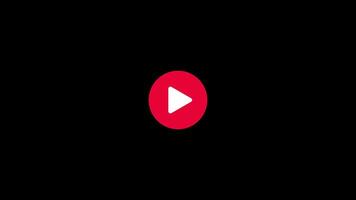 Play and pause icon animation, Animated play and pause button, 4K . video