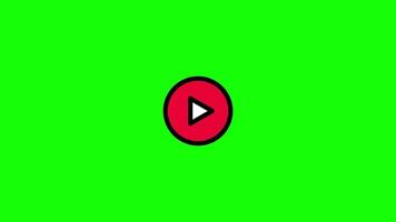 Play and pause icon animation, Animated play and pause button, 4K . video