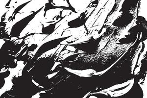 Rough black paint smudges on white canvas for textured overlays and backgrounds vector