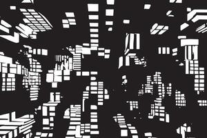Black and White Monochrome Texture for Distressed Background Overlays vector