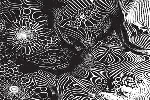 Detailed Black and White Monochrome Texture for Layered Background and Overlay Textures vector