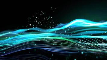 Stunning abstract waves of color and light, creating an ethereal atmosphere with vibrant hues and a sense of motion. video