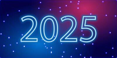 Modern futuristic technology banner 2025. Merry Christmas and New year. Futuristic and Technology background. Hi-tech concept innovation. vector
