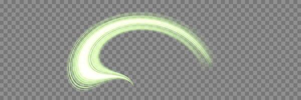 Neon realistic energy speed. Abstract light effect vector