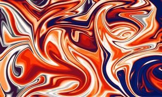 Dynamic and abstract pattern of swirling colors vector