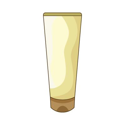 illustration of cream tube