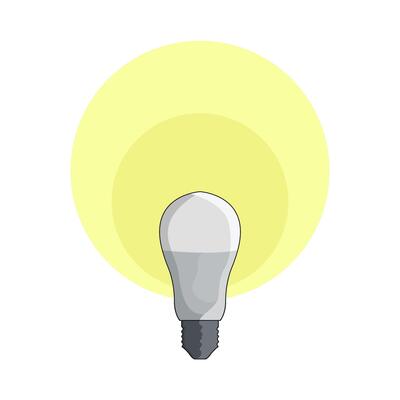 illustration of lightbulb