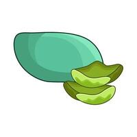 illustration of aloe vera soap illustration vector