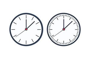 Clock Icon, Cartoon Timer Clock, Wake Up Watch Illustration vector