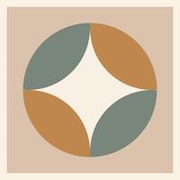 Unique Object Illustration With Simple Colors vector