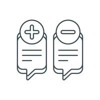 flat icon line improvement suggestion EPS file vector