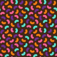 Seamless pattern with colorful jelly beans. vector