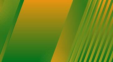 A green and orange background with a diagonal line vector