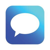Messaging app icon vector