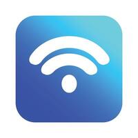 Wifi menu icon vector