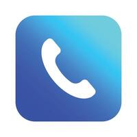 Call menu icon vector