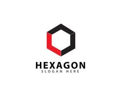 Abstract Icon in Hexagon Shape. Geometric Design Element. vector