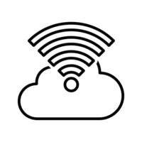 wireless internet connection icon vector