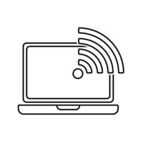 internet connection icon vector