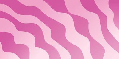 Abstract pink waves pattern background, minimal waves design vector
