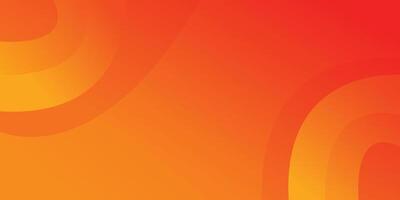 Orange dynamic curve abstract background with circle shapes. Can be used for posters, banners, web pages, headers, covers, and presentations vector