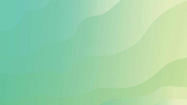 Minimal abstract green gradient waves background with overlay layer. Perfect for banners, templates, flyers, brochures, and presentation. vector