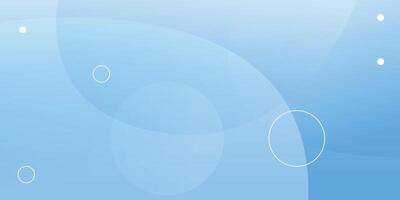 Light blue abstract circles background. Blue fluid shapes composition with trendy gradients. vector