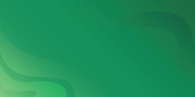 Minimal green gradient background with abstract dynamic waves. Can be used for web banner, layout, annual report, and presentation vector