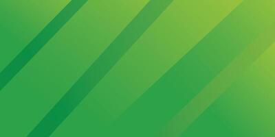 Abstract green banner background with diagonal stripes, modern abstract design with gradient colors. vector