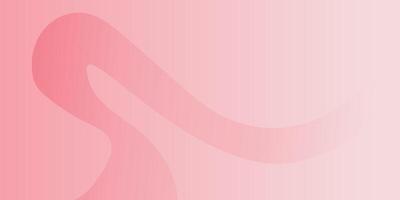 Pink wave gradient isolated on pink gradient background, minimal abstract gradient wave design vector