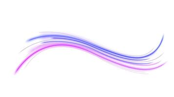 Abstract Light Speed Motion Effect, Exclusive Isolated on White Background vector