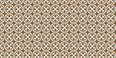 Brown abstract motif pattern with harmonious shapes. Brown batik pattern, suitable for traditional clothing motifs vector