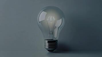 A light bulb sitting on top of a table video