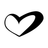heart on a white background vector