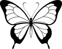 Symmetrical Butterfly Design vector