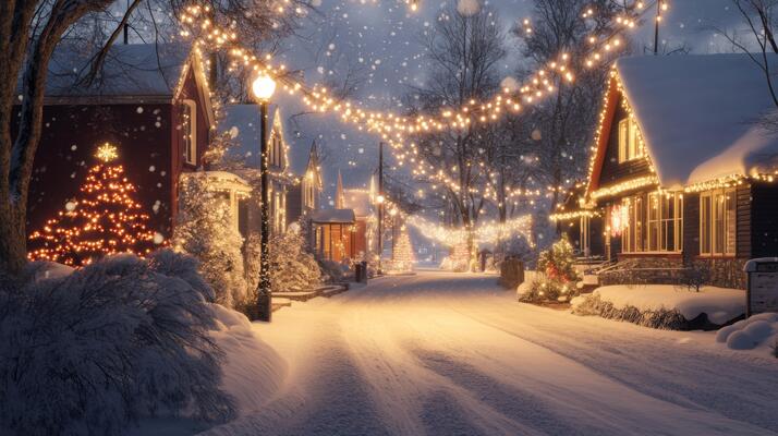 Small Town Christmas Stock Photos Images and Backgrounds for Free Download