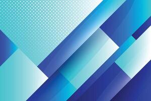 Abstract and modern blue background template vector