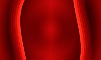 Abstract horizontal light red stripe lines background with copy space. smooth gradient red. vector