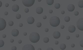 Seamless circles pattern. planet surface many dark holes. vector