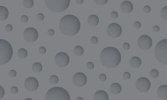 Seamless circles pattern. planet surface grey old background. vector
