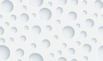 Seamless circles pattern. planet surface smooth white. vector