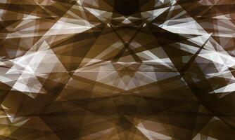 Fractal abstract geometric polygon background. triangle glass crystal. vector